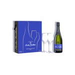 NICOLAS FEUILLATTE RES EXCLUSIVE BRUT + 2 FLUTES COFFRET BLEU