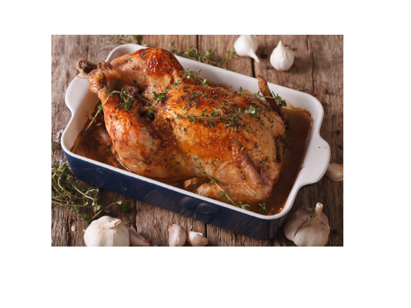 POULET ENTIER SAUTE A AIL
