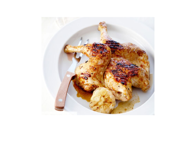 1/2POULET SAUTE A AIL